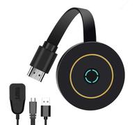 CMWX-Dongle D'affichage WiFi, Adaptateur H-D-M-I sans Fil 4K pour Diffusion de Fichiers Vidéo, Récepteur TV Compatible avec Android/Windows/iOS/Mac, Miroir vers TV/Projecteur/Moniteur