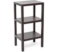 CMWX-Etagere Plastique de 3 Niveaux Résistance à l`Humidité Inclut Fixation avec Vis et Compatible avec Système Quick Fix Intérieur et Extérieur Charge jusqu`à 30kg \u2013 Modèle Lombok \u201