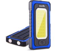 Cmwx-Lampe De Travail D'atelier À Led Rechargeable Lampe D'inspection Cob Lampe De Poche Magnétique Portable 1500lm Pour Le Camping, La Randonnée Et Les Urgences (Bleu) [Classe Énergétique A+]