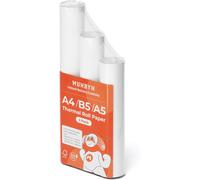 CMWX-Papier thermique A4/A5/B5, Compatible avec Imprimante Portable ITP01 ITP02 ITP04 A4, sans BPA, Papier Thermique pour Contrat, Photo, Devoirs