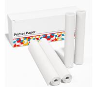 CMWX-Papier Thermique A4 pour Imprimante Thermique M832, Compatible avec les Imprimante Thermique A4 Phomemo MUNBYN JADENS HPRT, Rouleaux pour l'impression en Continu, 2 Rouleaux