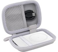 CMWX-pour Anker Nano Batterie Externe Certifiée Qi2 15W(A1665) Magnétique Ultra-Fine 5000 mAh Rapide Étui Rigide de Transport,Étui Seulement (Blanc)