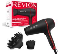 Cmwx-Revlon Smoothstay Sèche-Cheveux 2000 W Avec Infusion D'huile De Coco, 2 Accessoires (Peigne Diffuseur Et Concentrateur), Technologie Ionique Tourmaline Céramique - Rvdr5317