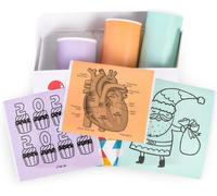 CMWX-T02/M02L/Q02E/M02/M02X Papier Thermique Autocollant Violet/Vert/Orange - 20 ans Collant 50mmx3.5m Papier Thermique pour Journal, Photo, Textes, Apprentissage, Bricolage, Mémos, 3 Rouleaux