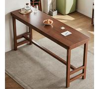 CMYAOYC Longue Table à Manger de Cuisine Ferme Épaisse en Bois Massif pour 4 à 8 Personnes, Table Console Rustique derrière Le Canapé, Entrée et Salon(Brown,180x60cm)