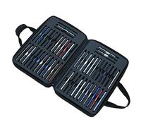 CMYAOYC Sac de Rangement Noir pour Téléphone Portable, Portable à Main, Coque Rigide en EVA, Étui de Voyage Étanche pour Salle de Classe et Bureau(47 * 31 * 17cm/18.5 * 12 * 7in)