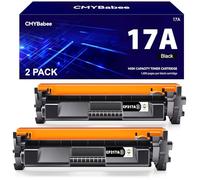 CMYBabee Cartouches de Toner Compatible pour HP 17A CF217A pour Laserjet Pro MFP M130NW M130FN M130A M130FW, Laserjet Pro M102W M102A (Noir, 2-Pack)