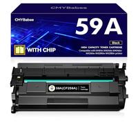 CMYBabee CF259A avec Puce Compatible pour HP 59A CF259A 59X CF259X Toner pour LaserJet Pro M404dn M404dw MFP M428fdw M428dw M428fdn M404n M304a M428 M404 M406 M430 (Noir, 1-Pack)