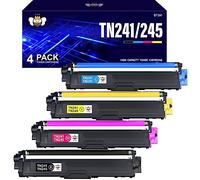 CMYBabee TN241Toner Compatible pour Brother TN242 TN241 TN246 TN245 pour Brother MFC-9332CDW DCP-9022CDW HL-3142CW MFC-9142CDN HL-3152CDW HL-3140CW MFC-9330CDW MFC-9140CDN DCP-9020CDW (4 Emballage