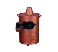 CMYCYDDPLY Incinerateur Papier, Incinerateur de Jardin Portatif, Brasero Exterieur Utilisé pour Brûler du Papier, des Copeaux de Bois(Gold,35cm/14in)
