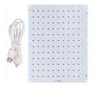 CMYK Lithophane Kit de panneau de rétroéclairage LED de rechange pour Bambu Lab P1/X1/A1, câble de connexion USB haute luminosité, kit d'accessoires d'imprimante 3D pour peinture en relief (1 pièce)