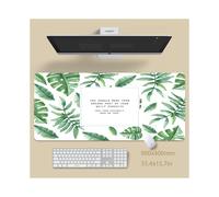 (CN00066-600x300x3mm) Grand tapis de souris de jeu, tapis de souris Leaf Art, tapis de souris d'ordinateur,