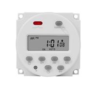 CN101S commutateur de minuterie de Cycle automatique numérique 7 jours programmeur hebdomadaire commutateur de minuterie électronique relais de temps avec compte à rebours 12V 24V - Type 220V