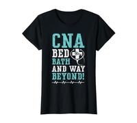 CNA Bed Bath and Way Beyond Assistant d'allaitement certifié T-Shirt Graphique avec Valeur, Femme, Noir, S