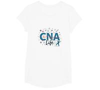 CNA Life : Le cœur des héros de la santé T-Shirt, Fille, Blanc, M