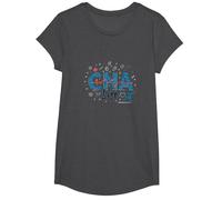 CNA Life : Le cœur des héros de la santé T-Shirt, Fille, Chiné Foncé, M