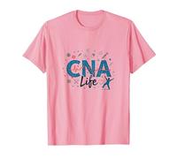 CNA Life : Le cœur des héros de la santé T-Shirt, Homme, Rose, M