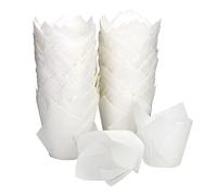 CNAFGBGG 200pcs Cupcake Liners, marque de marque standard de boulangerie papier sulfurisé Coupes boucles Muffin Biners Perfectionneux pour les douches nuptiales, les douches pour bébés, les fêtes d.