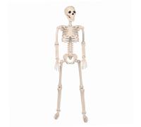 CNAFGBGG Accessoires d'halloween, 2 pièces de décorations de Squelette posables pour l'extérieur, Blanc