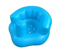 CNAFGBGG Baby Learning Seat Multi Fonction Silaire Gonflable Aide Piscine Piscine Float Tabouret de Bain Small Sofa Portable Chaise de Salle à Manger pour bébé Kids 1PC Bleu