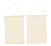 CNAFGBGG Bannière en Toile Vierge, Panneau d'affichage à épingles suspendues 2 pièces, Affichage de Collection d'épingles 13, 9x8, 9, Support pour Badge, Boutons, Collections de Revers.