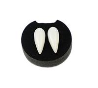 CNAFGBGG Dentures de Vampire artificielles Dents Halloween Costume fête Cosplay Fangs Accessoires Zombies Vampires dentures Dents avec la boîte 1 Set ..