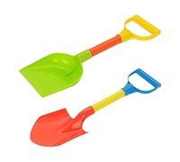 CNAFGBGG Ensemble de pelles à Neige pour Enfants, Jouets de Jardinage en Plastique avec poignée Couleur aléatoire, 2 pièces.