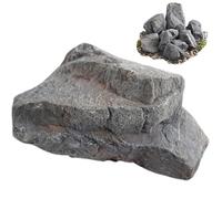 CNAFGBGG Faux rochers réalistes artificiels Faux Paysage Rock DIY intérieur extérieur Terre décoratif léger PU météo-résistance rochers pour Jardin, Cour, pelouse (Pas Creux) Style 1