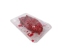 CNAFGBGG Horreur Bloody Heart Faux Broken Corered Heart Halloween Party Prank Prank avec Plat..