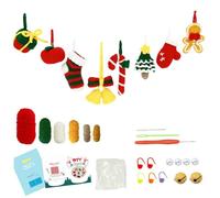 CNAFGBGG Kits de Crochet pour Les débutants Adultes de Noël Pain d'épice