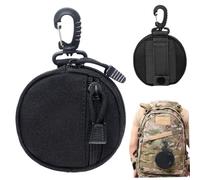 CNAFGBGG Petite Pochette Molle, 4, 3 dia..Piste de pièce de Porte-clés Ronde avec Crochet, Petite Ceinture imperméable avec Fermeture éclair, Portefeuille pièces Portables pour Les Voyages randonnée.