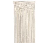 CNAFGBGG Rideaux Boho Rideaux en macramé tissé en Coton 35x71 Pouces Rideau à Cordes Suspendu Rideau de séparation de pièce Boho décoratif pour fenêtre, Porte, Placard, sans Tringle...