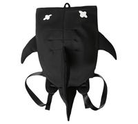 CNAFGBGG Sac à dos de requins, sac de requin 3D, glissière spacieuse à glissière, dos pour enfants portable la mode avec poignée pour téléphones mobiles, portefeuilles, scolaires (noir)
