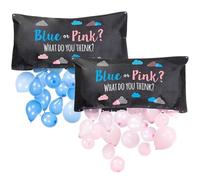 CNAFGBGG Sexe révéler Ballon 1 Set 4 Motif 47x24in garçon ou Fille Sexe révéler avec des Ballons en Latex Suspendus pour Les décorations de Baby Shower.