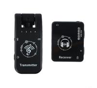 CNANRNANC 1 ensemble 2,4 GHz sans fil In-Ear Monitor Système de transmission avec batterie rechargeable, boîtier ABS, interrupteur stéréo/mono pour artistes de scène et musique en direct