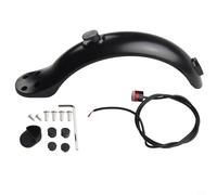 CNANRNANC 1 ensemble de garde-boue arrière avec feu arrière pour scooter électrique Xiaomi 8,5 pouces, ABS et métal quatre trous pour Fender Kit pour extérieur privé équitation