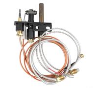 CNANRNANC 10002265 Ensemble pilote avec tuyau en cuivre et fil d'allumage pour la conversion du propane au gaz naturel pour cheminées à gaz