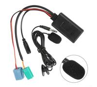 CNANRNANC Adaptateur Bluetooth 5.0 AUX Audio Voiture pour Renault (2005-2011) Compatible avec plusieurs modèles Renault Comprend Câble Microphone pour Appels Mains Libres