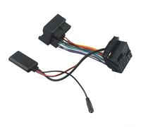 CNANRNANC Adaptateur d'entrée auxiliaire avec microphone externe pour radios CD30 CDC40 CD70 DVD90 compatible avec 5.0 et certains modèles (ancien style)