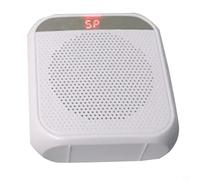 CNANRNANC Amplificateur de voix portable 5 W avec microphone pour enseignement, guide touristique, formation, conférence, autonomie de 10 jours (blanc)