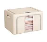 CNANRNANC Boîte de rangement pliable en tissu Oxford avec cadre en acier renforcé pour protéger l'humidité et économiser de l'espace pour ranger la literie, les jouets, les vêtements et les articles