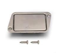 CNANRNANC Boîtier de batterie 9 V pour guitare électrique et basse. Systèmes de micro actifs nécessitant un boîtier sécurisé. Construction en acier inoxydable (A)