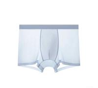 CNANRNANC Boxer Homme Seamless Ice Silk Respirant Taille L(Blue XL)