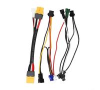 CNANRNANC Câble de connexion pour câble d'alimentation XT60 pour phare de vélo électrique, feu arrière, clignotant, adaptateur de vélo électrique (câble d'éclairage + câble d'alimentation)