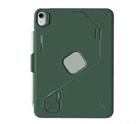 CNANRNANC Coque en silicone antichoc ultra fine avec porte-stylo compatible avec iPad 11e génération 2025 11" et 10e génération 2022 10,9", noir, idéal pour les voyages et un usage quotidien (vert