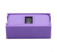 CNANRNANC Coupleur d'interface de ligne Rj11 violet avec interrupteur, adaptateur de contrôle pour téléphone fax modem Adsl, répartiteur anti-harcèlement pour la maison et le bureau