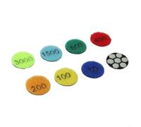 CNANRNANC Disques Polissage Humide Sec 25mm 8PCS pour Pierre
