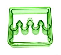 CNANRNANC Emporte-pièce en plastique en forme d'animal - Presse à pain en forme de papillon, couronne, cœur - Pour aliments (couronne)