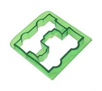 CNANRNANC Emporte-pièce en plastique en forme d'animal - Presse à pain en forme de papillon, couronne et cœur - Petit train