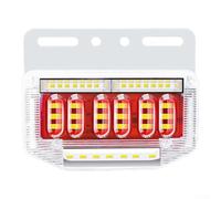 CNANRNANC Feu Latéral LED pour camion 24V Étanche IP68 Lumière de Position(Red)